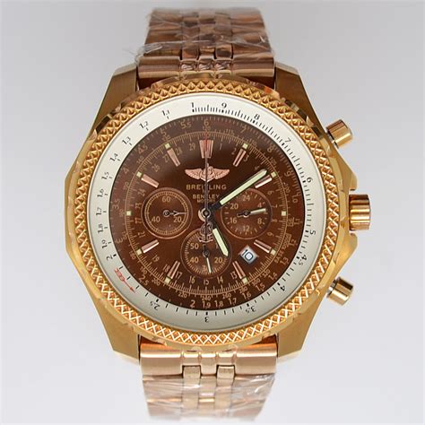 breitling bentley rose gold replica|aaa breitling bentley replica.